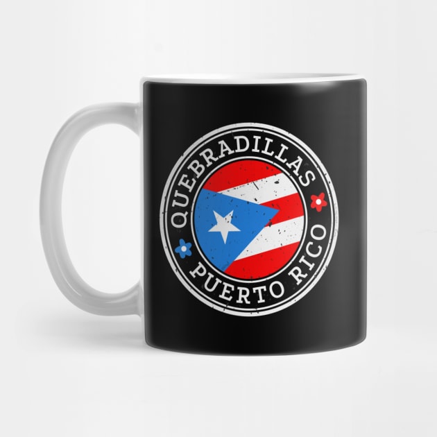 Quebradillas Puerto Rico Puerto Rican Pride Flag by hudoshians and rixxi